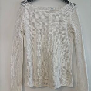 Old Navy Ivory Knit Sweater